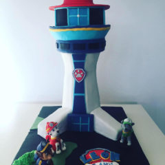 Tarta Cumpleaños Torre Patrulla Canina