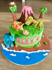 Pastel de Dinosaurios