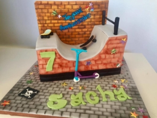 Pastel de Skate Park